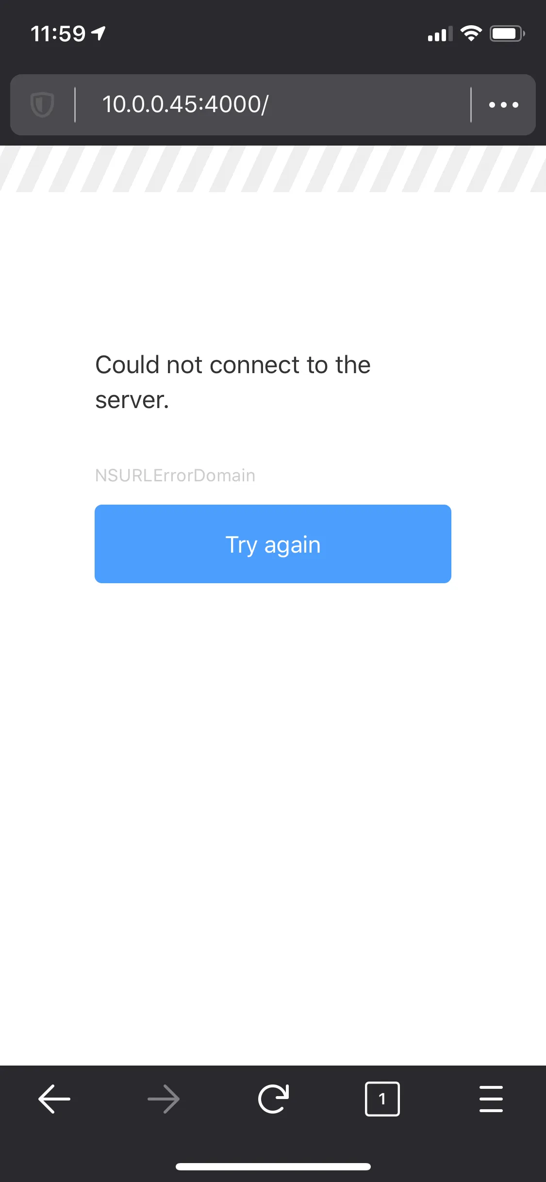 Connection refused